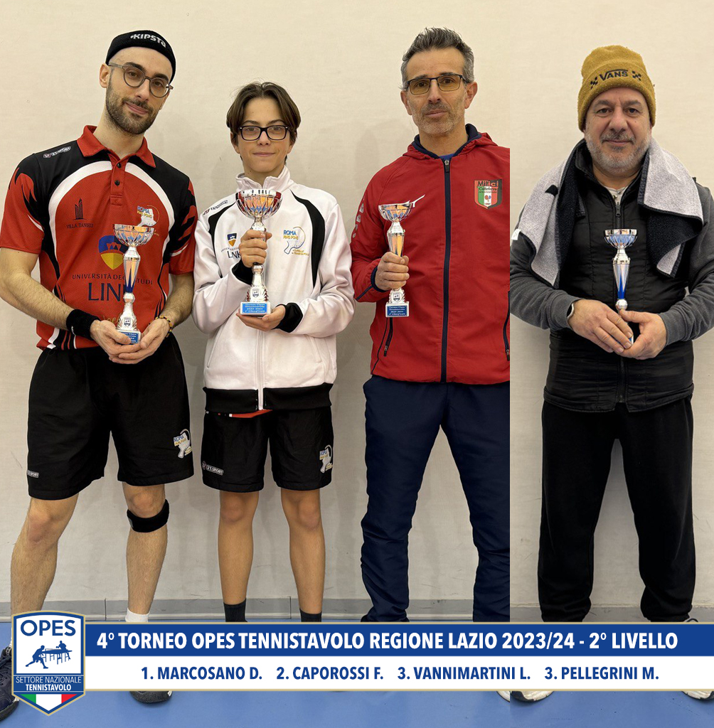 4° Torneo OPES TENNISTAVOLO
