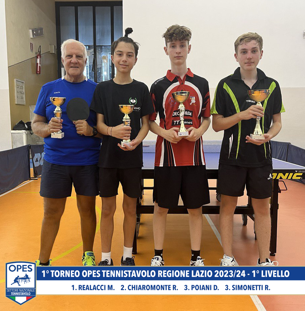 1° Torneo OPES TENNISTAVOLO