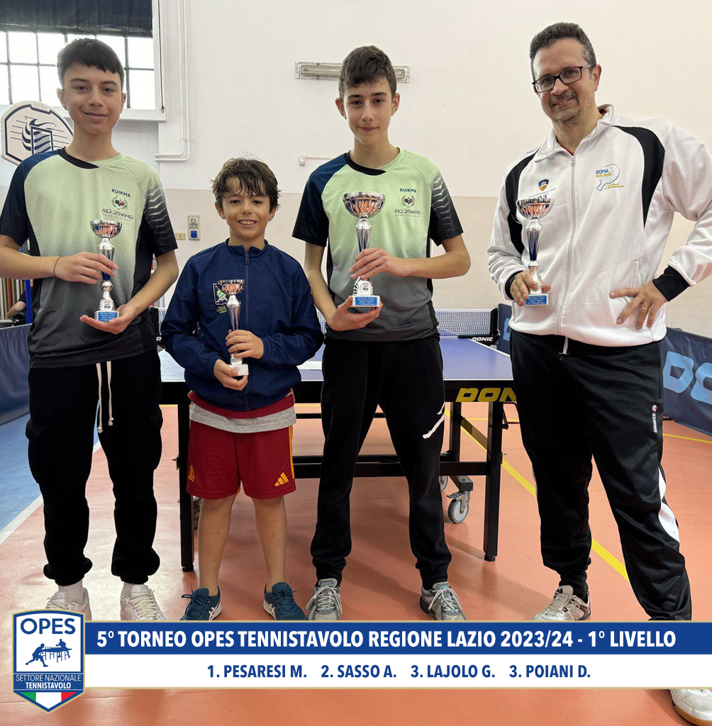 5° Torneo OPES TENNISTAVOLO