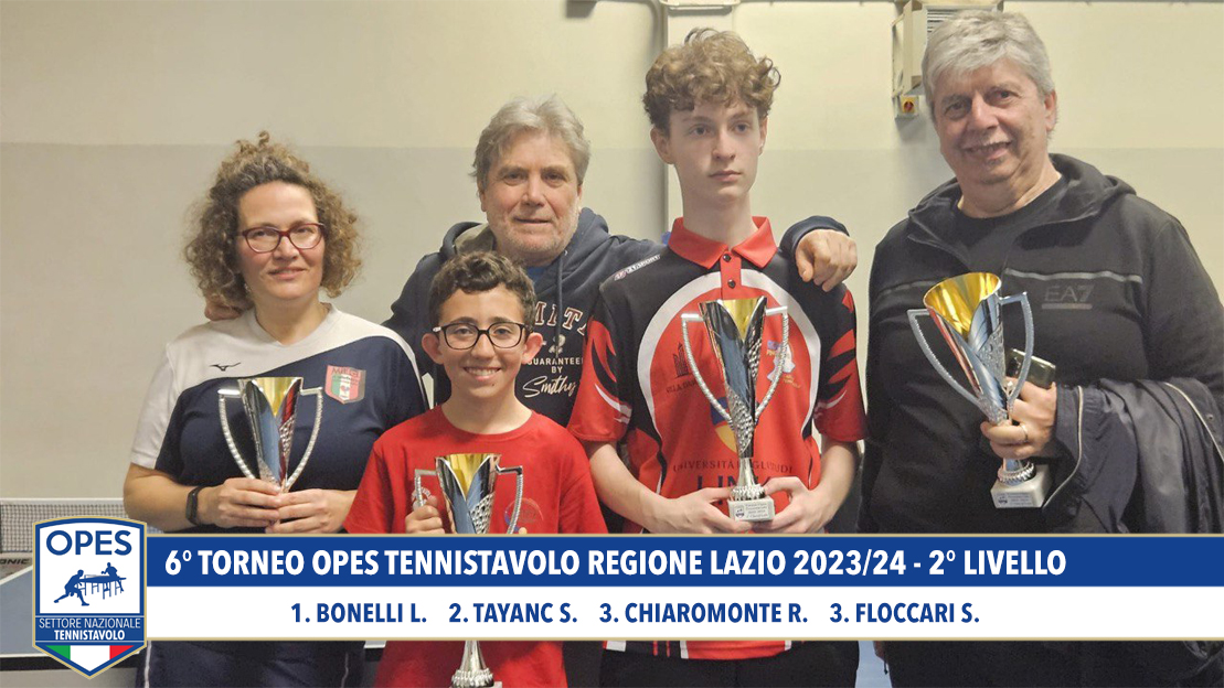 6° Torneo OPES TENNISTAVOLO