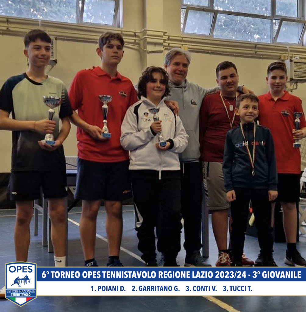 6° Torneo OPES TENNISTAVOLO