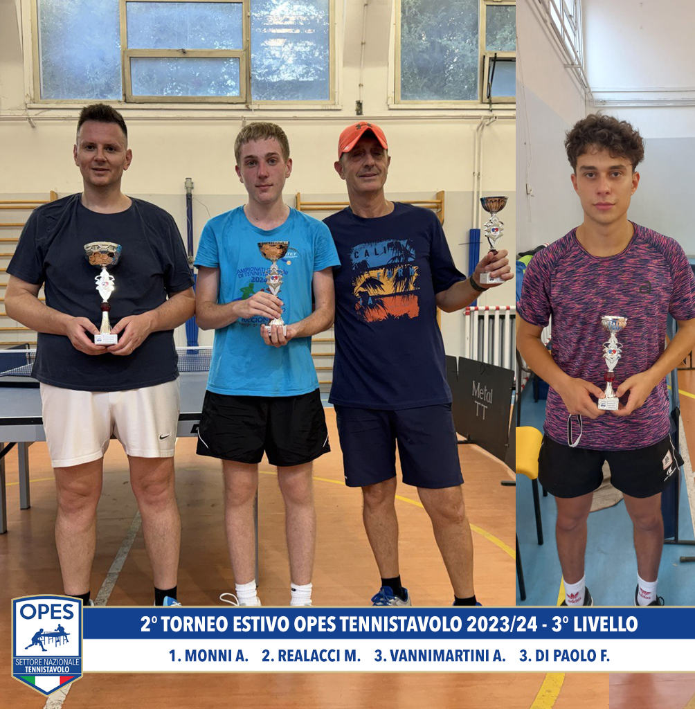 PODIO 3° LIVELLO