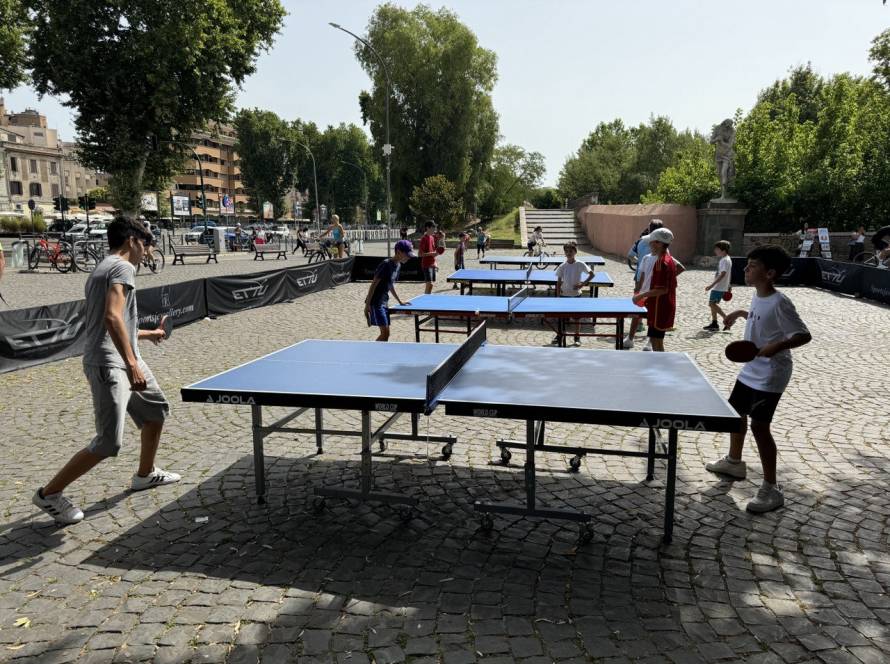 EVENTO DI PING PONG A PONTE MILVIO