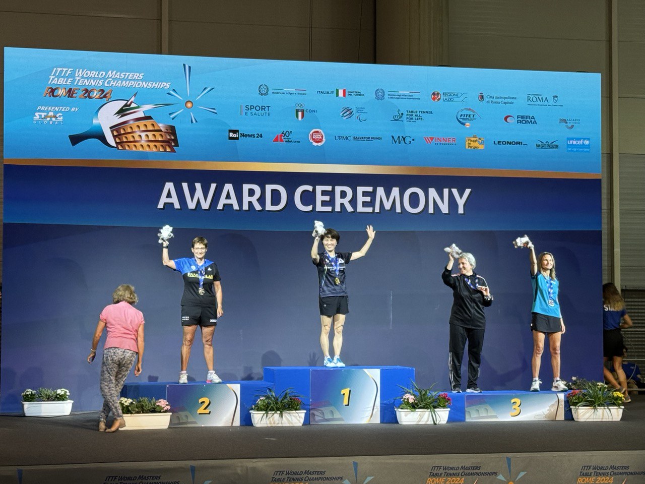 RISULTATI OVER 50 DEI CAMPIONATI MONDIALI MASTER DI TENNISTAVOLO 2024