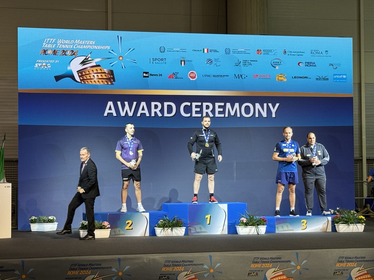 RISULTATI OVER 45 DEI CAMPIONATI MONDIALI MASTER DI TENNISTAVOLO 2024