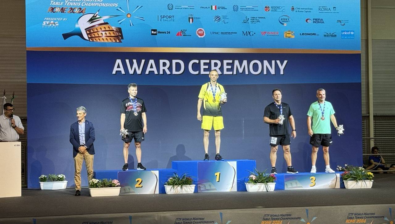 RISULTATI OVER 50 DEI CAMPIONATI MONDIALI MASTER DI TENNISTAVOLO 2024
