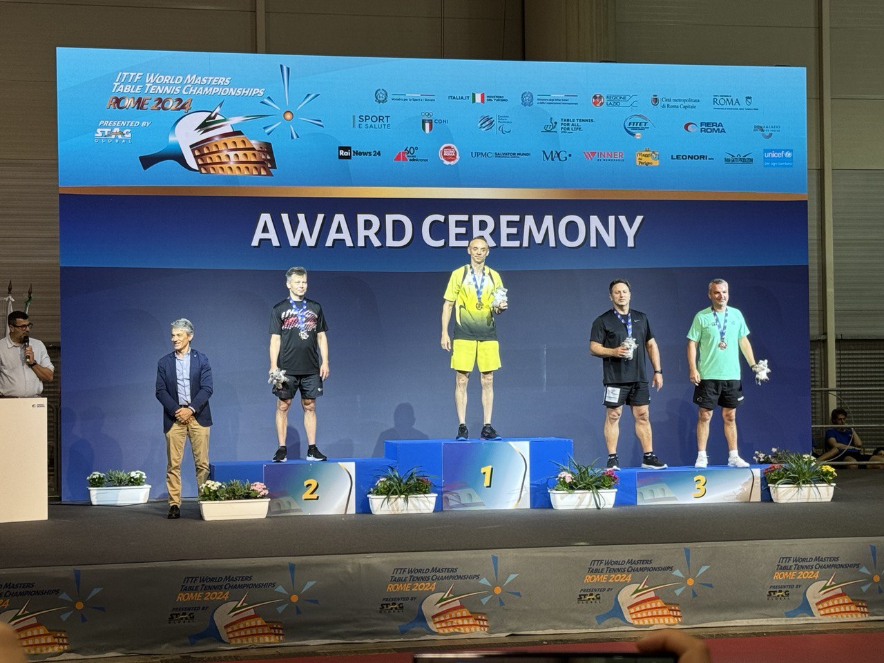 RISULTATI OVER 50 DEI CAMPIONATI MONDIALI MASTER DI TENNISTAVOLO 2024