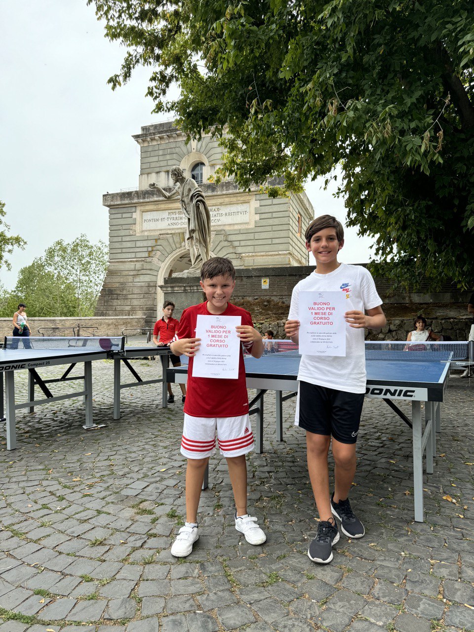 EVENTO DI PING PONG A PONTE MILVIO