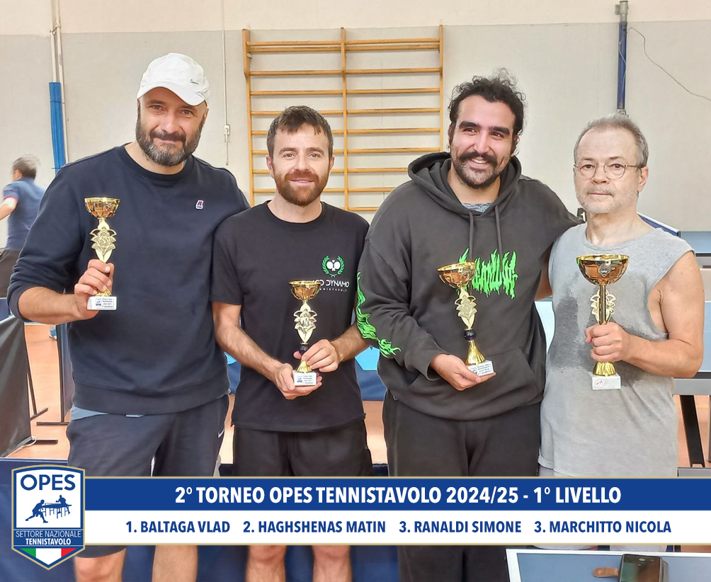 2° Torneo OPES TENNISTAVOLO