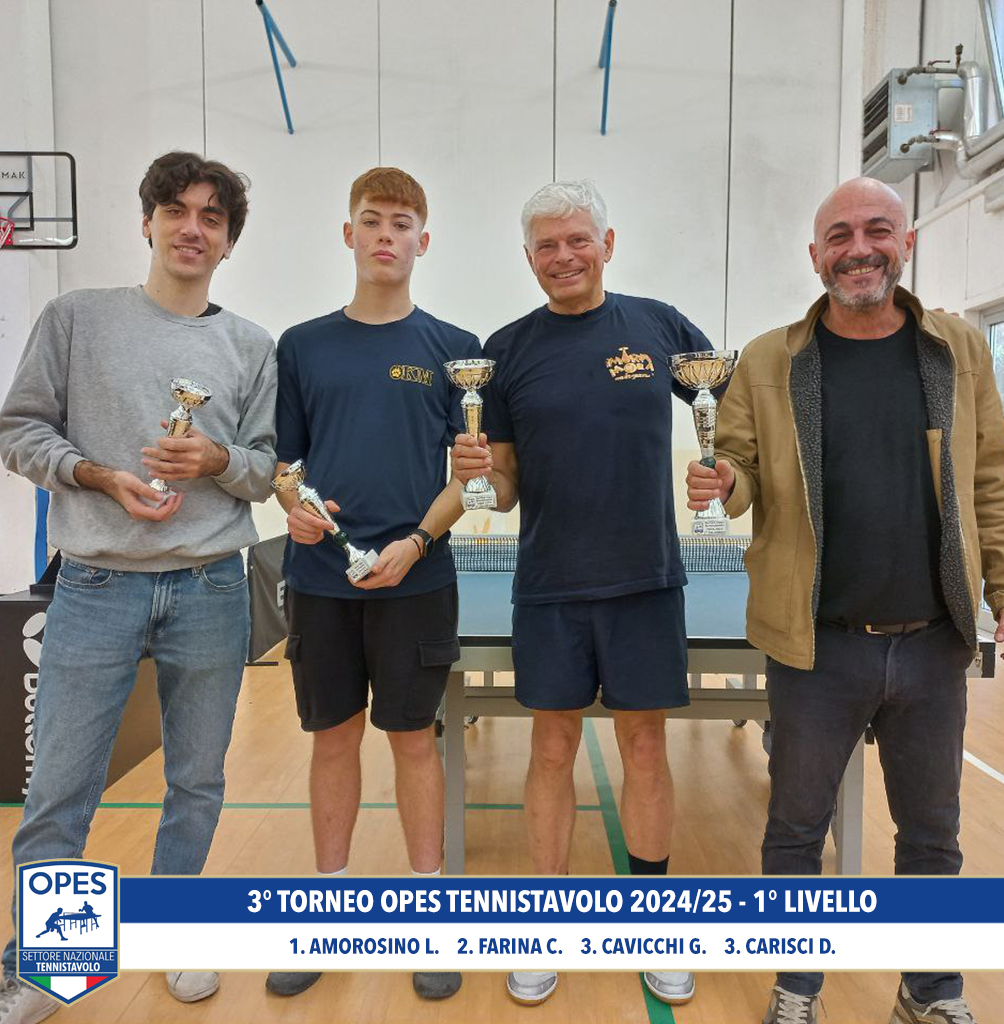 3° Torneo OPES TENNISTAVOLO