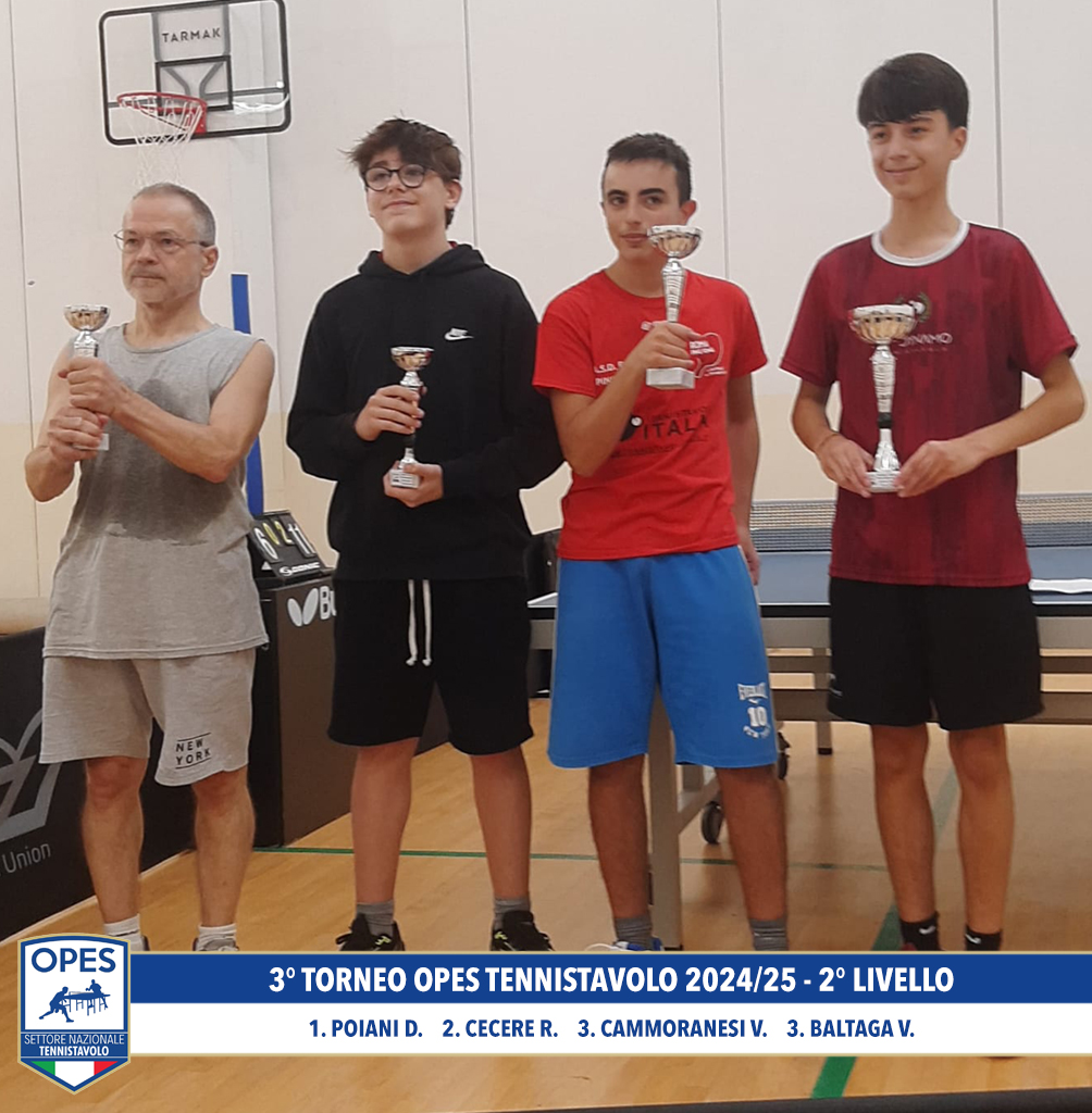 3° Torneo OPES TENNISTAVOLO
