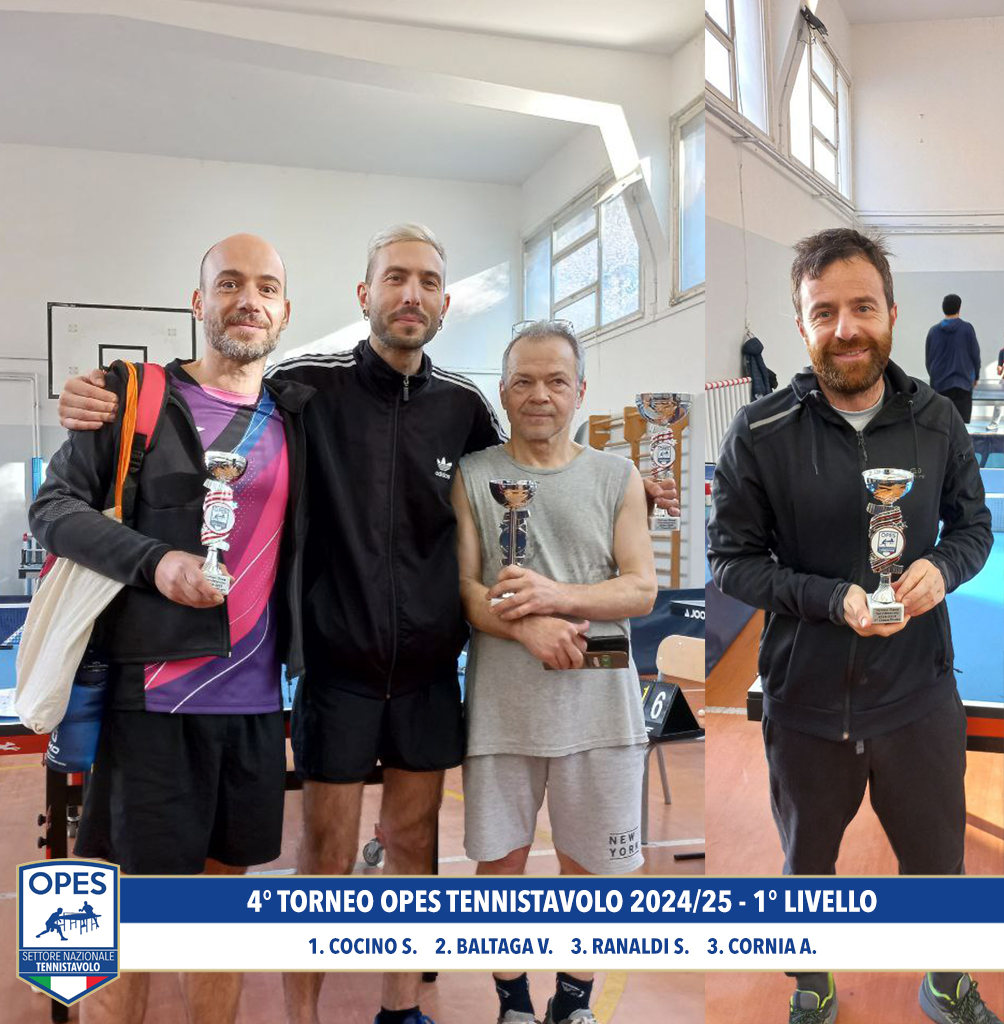 4° Torneo OPES TENNISTAVOLO