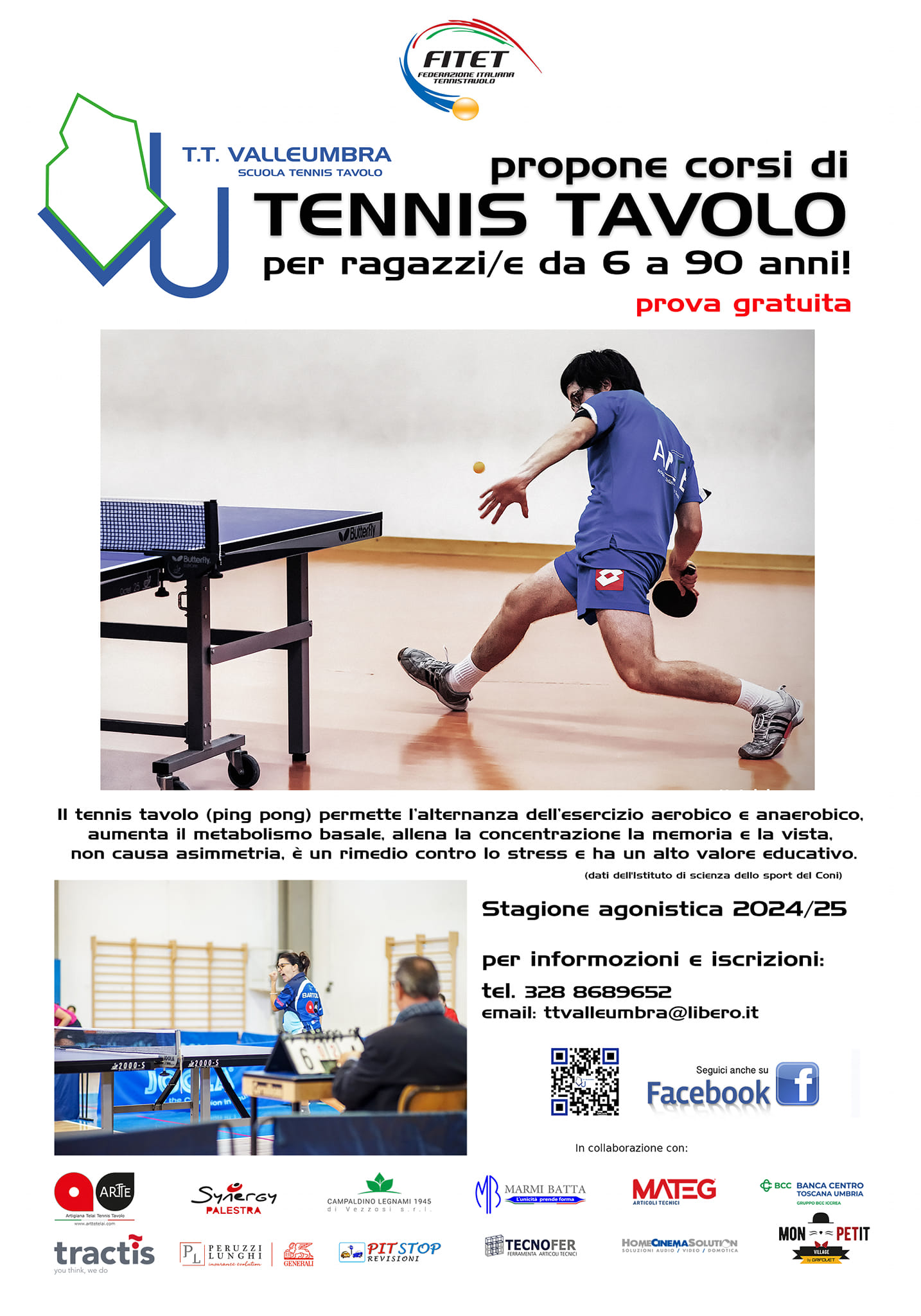 Scuola Tennis Tavolo asd tennis tavolo valle umbra