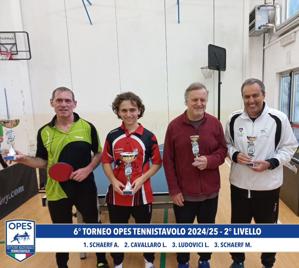 6° Torneo OPES TENNISTAVOLO