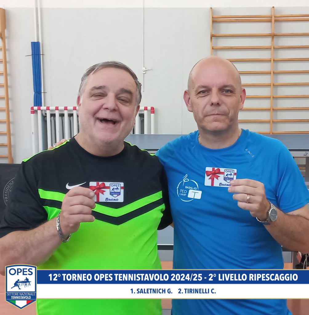 2° livello podio ripescaggio