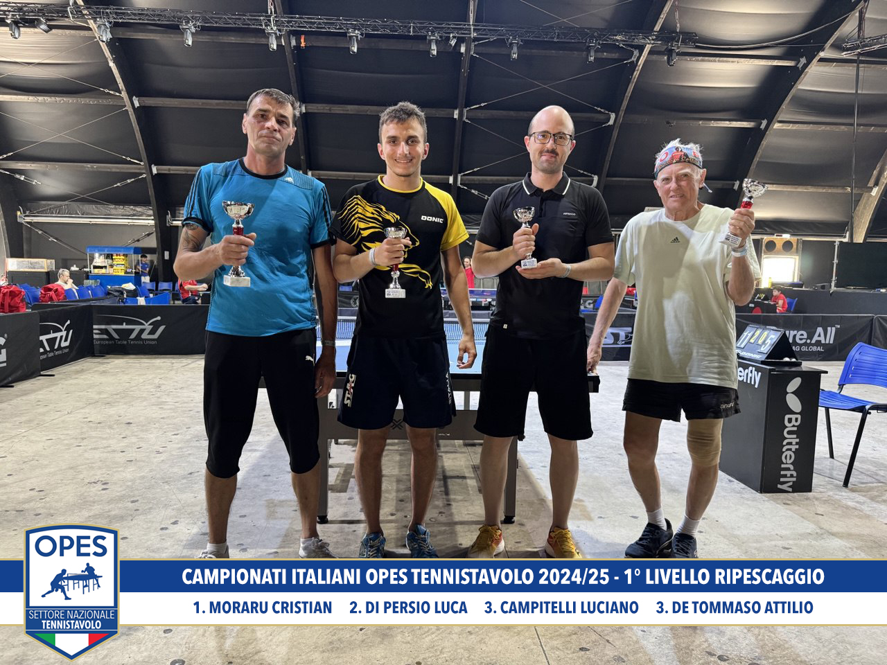 1° livello podio ripescaggio