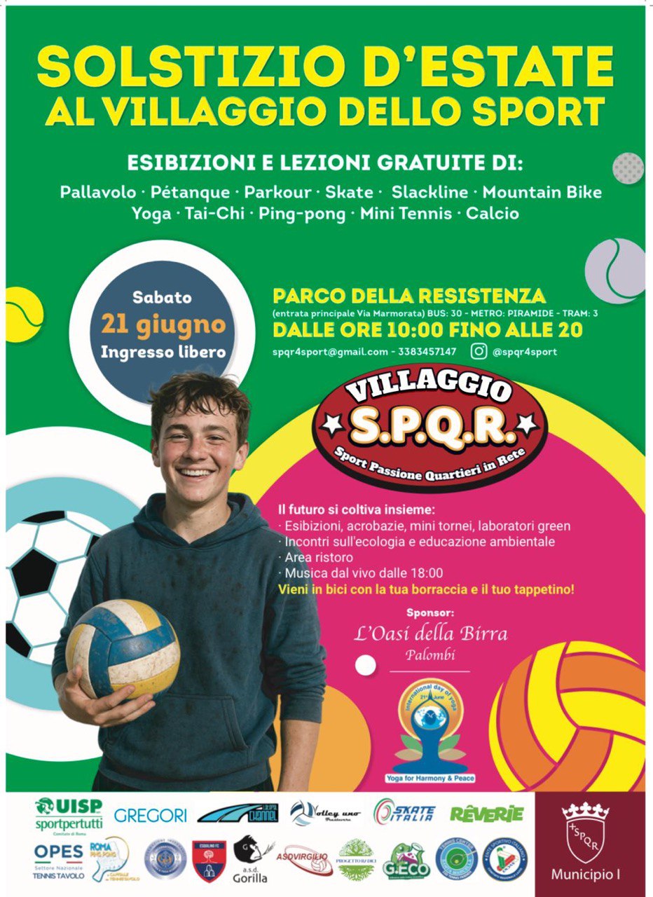 evento di ping pong al parco della resistenza