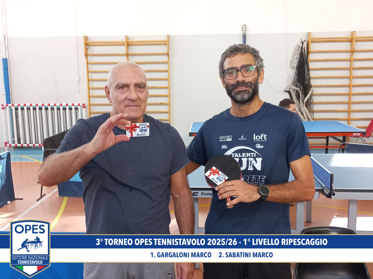 1° livello ripescaggio