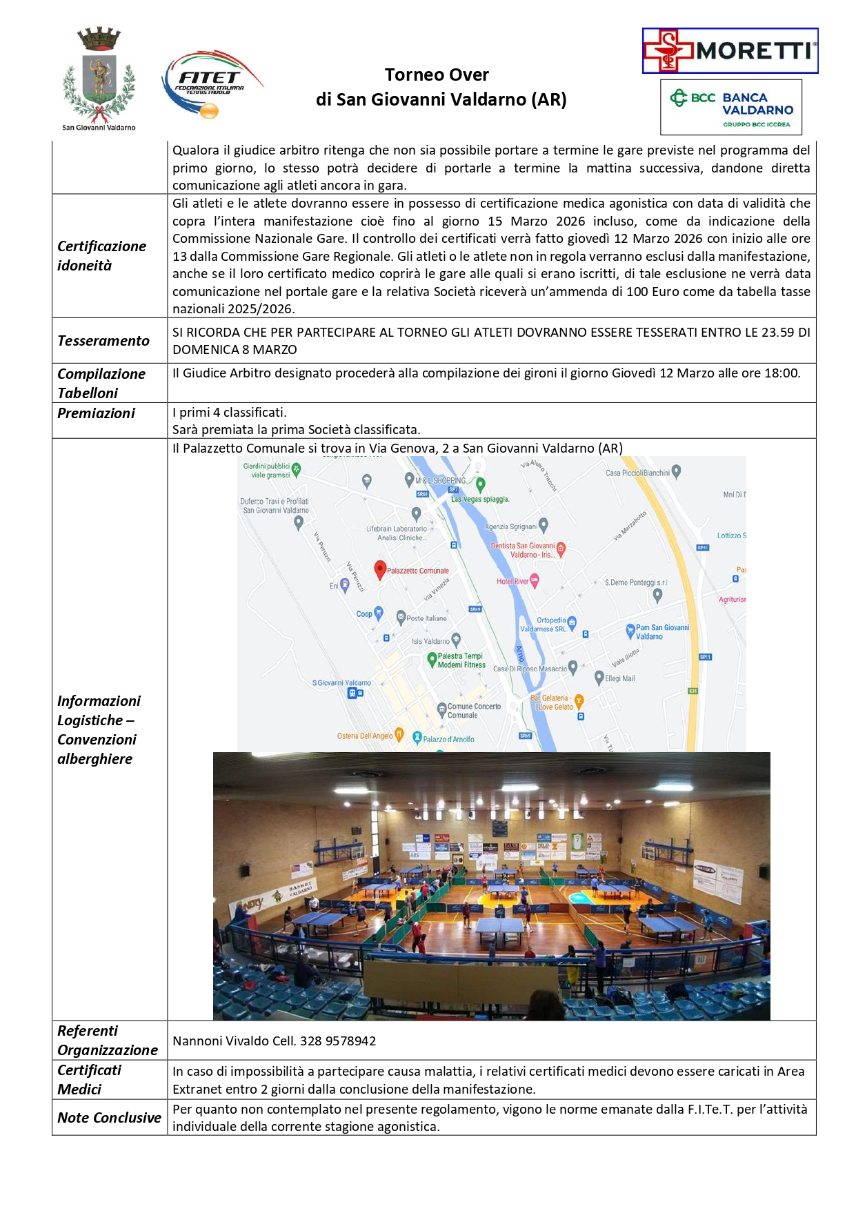 Torneo Over Interregionale di Tennistavolo