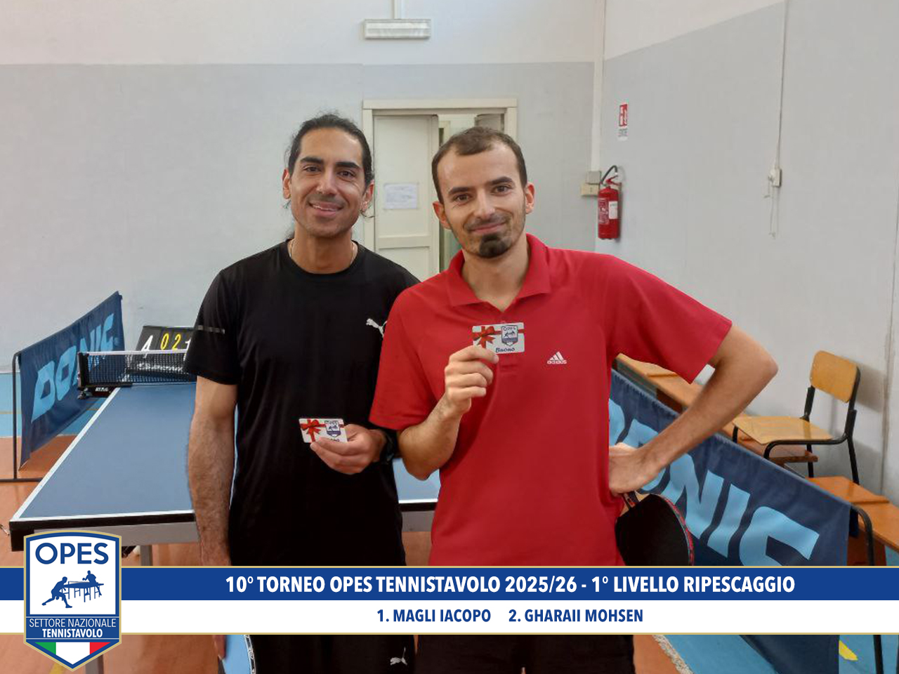 1° livello ripescaggio