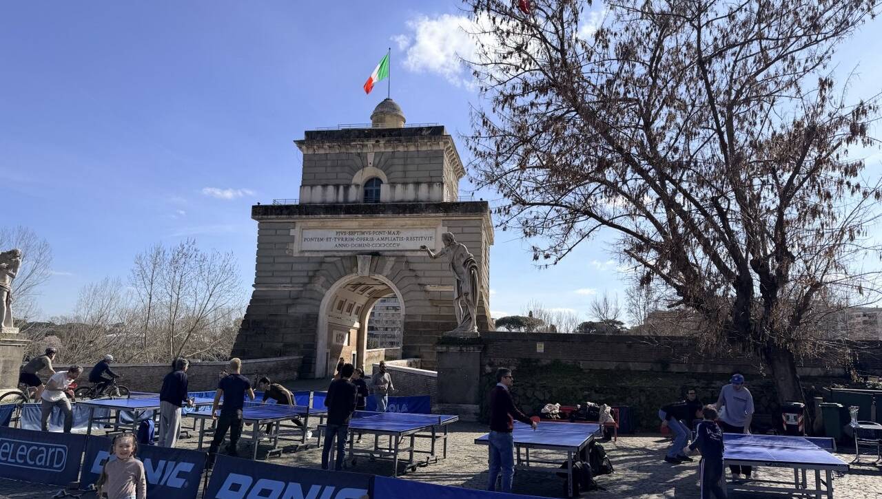 EVENTO DI PING PONG A PONTE MILVIO