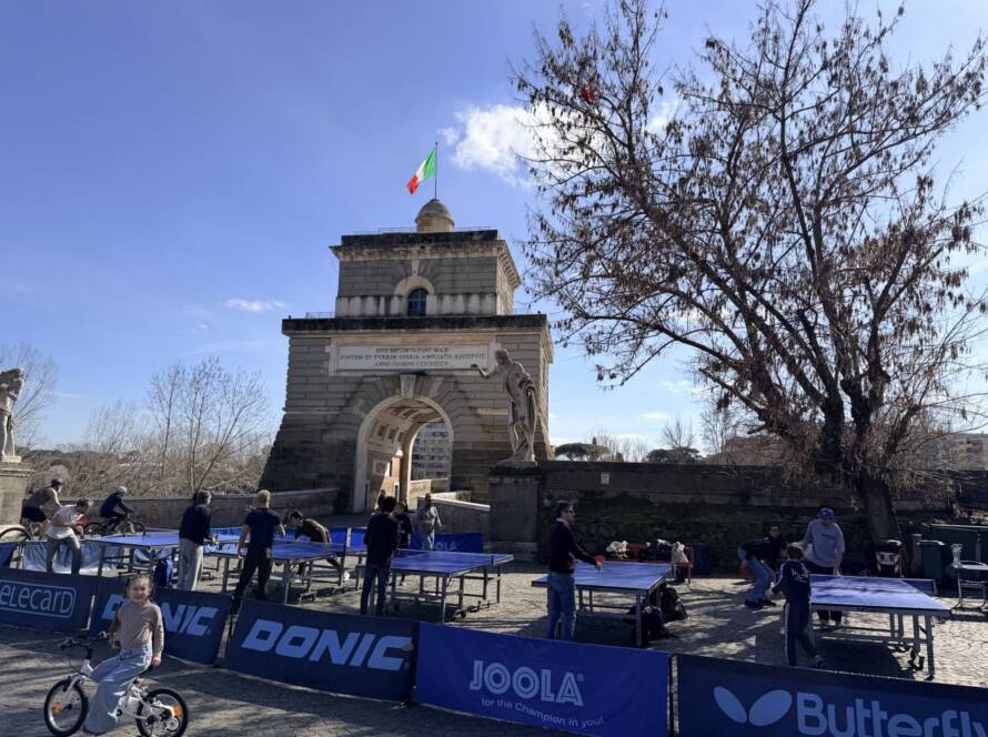 EVENTO DI PING PONG A PONTE MILVIO