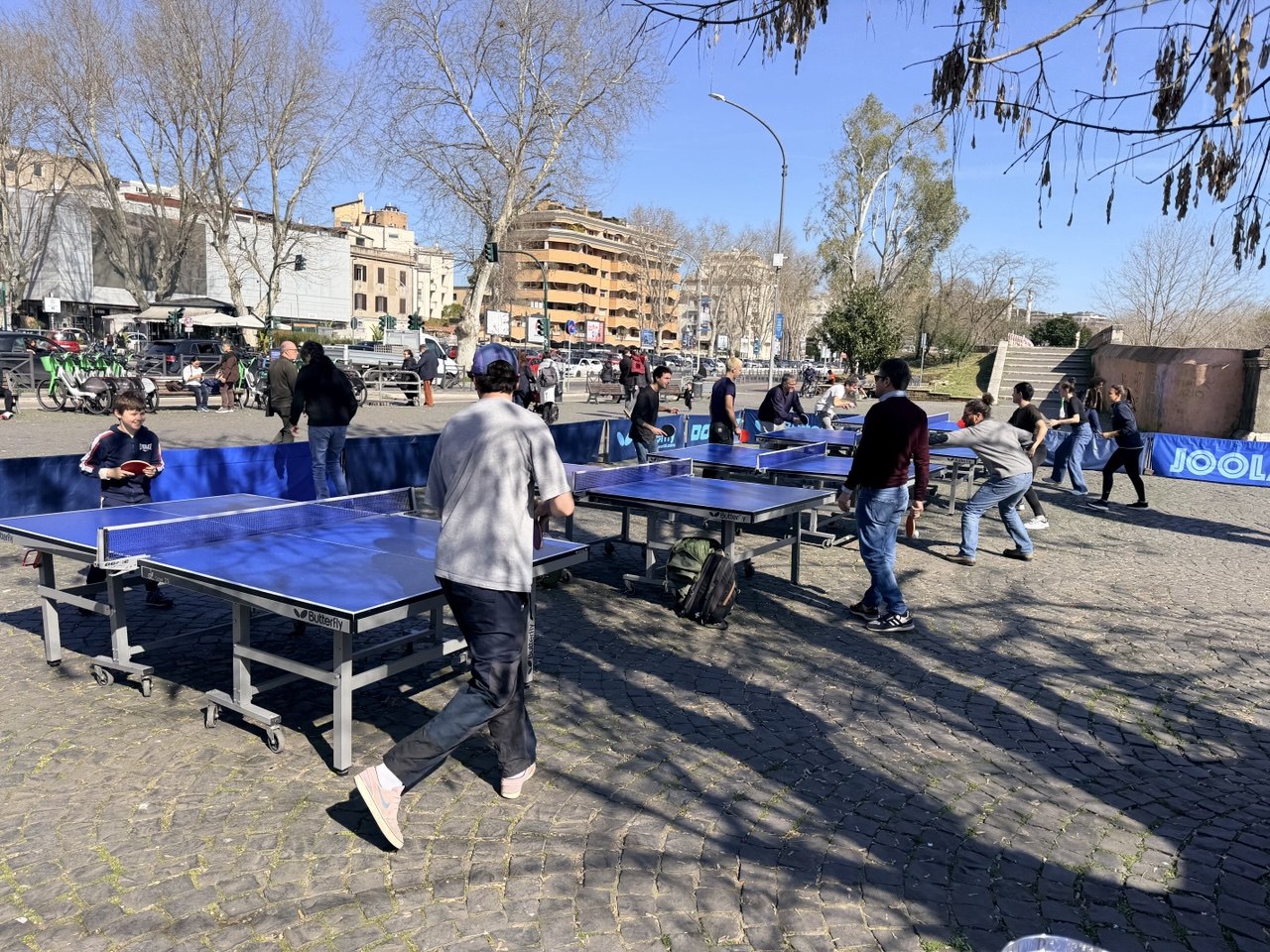 EVENTO DI PING PONG A PONTE MILVIO