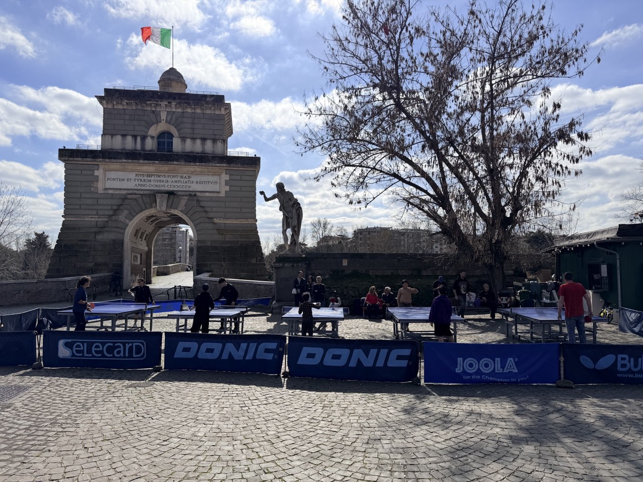 EVENTO DI PING PONG A PONTE MILVIO